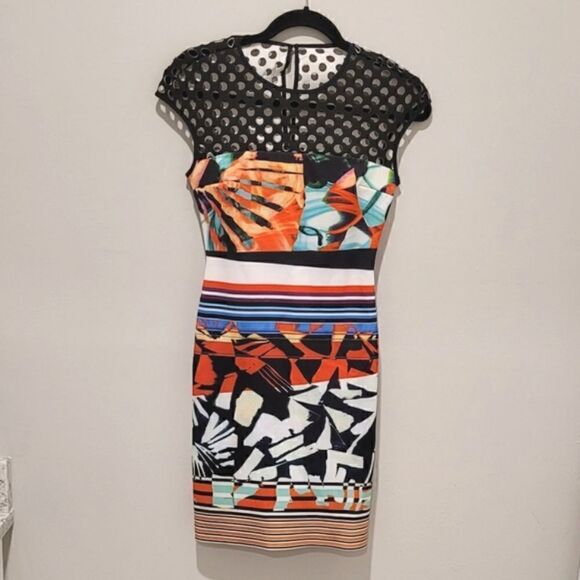 FINAL SALE🌷Clover Canyon Print Bodycon dress size XS - Picture 2 of 13